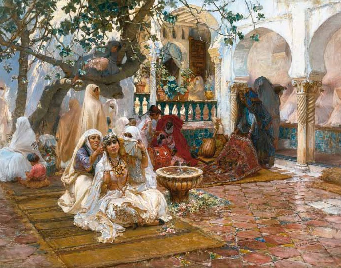 Frederick Arthur Bridgman – Preparations for the Wedding, Algiers