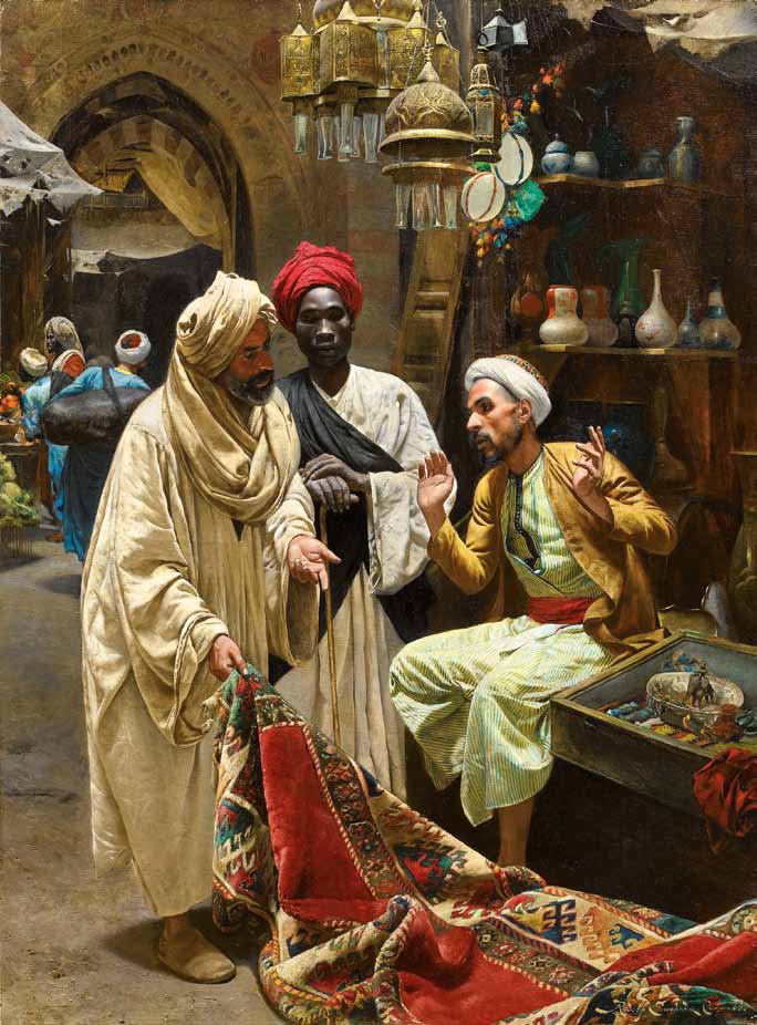 Rudolf Swoboda - The Carpet Seller Rudolf Swoboda - The Carpet Seller
