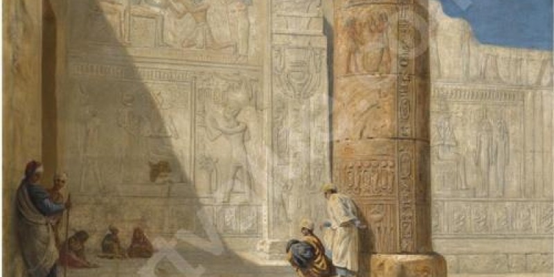 Ernst Koerner – The Temple of Seti I, Abydos