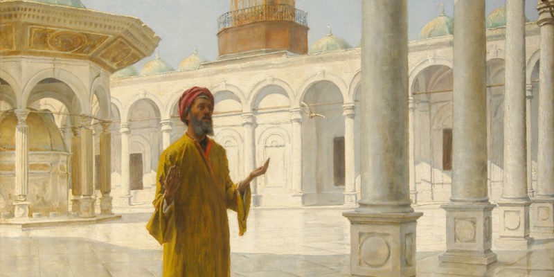 Alphons Leopold Mielich – Prayer at the Muhammad Ali Mosque, Cairo