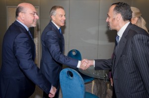 The Rt. Hon. Tony Blair meets Hussein Shobokshi, President, Shobokshi Development & Trading Company