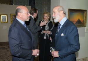 Shafik Gabr and Prince Michael of Kent