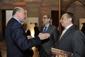 Mr Shafik Gabr, HE Mohamed Tawfik, Egyptian Amb. and Omar Ghorbal