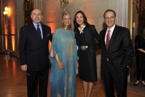 Mr and Mrs Gabr with Ms Mishana Hosseinioun and Mr James Zogby