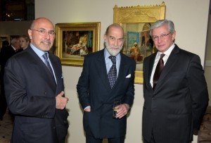 Shafik Gabr, HRH Prince Michael of Kent and Dr Taher Helmy.