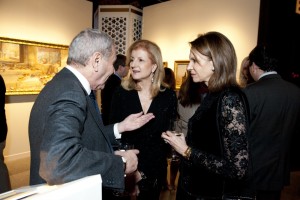 Ariana Huffington with guests