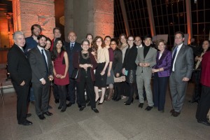 Mr Shafik Gabr and Judith Goldstein with members of HIA