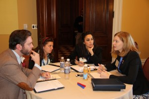 Daniel, Reem, Mohga and Becca at Yale