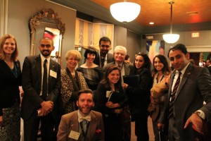 Prof. Sallam, Dr Ghaleb and Prof. Colleen Manassa with Gabr Fellows