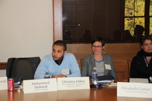 Mohammed Mubarak and Christina Fallon at Yale