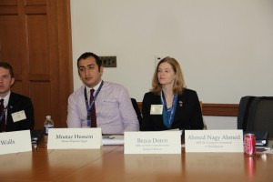 Moataz Hussein and Becca at Yale