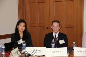 Leslie Lang and Jeff Walls at Yale