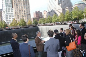 Gabr Fellows at Ground Zero, New York