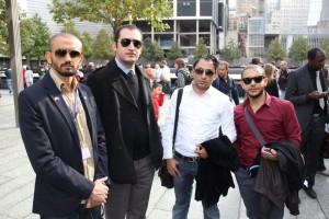 Habibi, Moataz, Nagy and Mubarak in New York