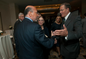 Mr Shafik Gabr with Larry and Sara Small