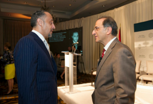 Hussein Shobokshi with Jim Zogby