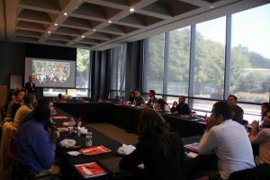 Gabr Fellows with Coca Cola staff