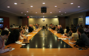 Gabr Fellows meet CNN anchors and producers