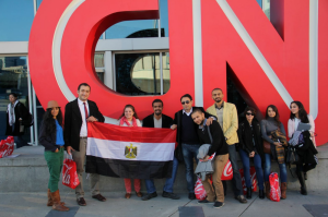 Egyptian Fellows at CNN HQ