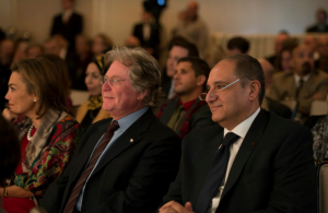 Cherin Helmy, Hussein Fahmy and Ambassador Ahmed Farouk