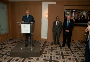 Mr Shafik Gabr with guests Dr James Zogby and Congressman Jim Moran