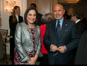 Mr Shafik Gabr and Randa Fahmy