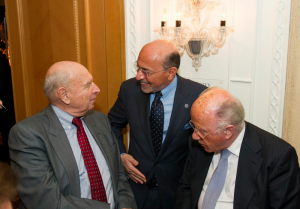 Tom Pickering, Mr Shafik Gabr and Arnaud de Borchgrave