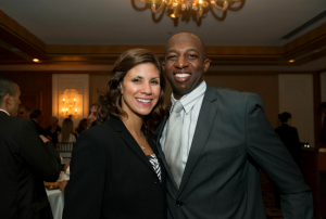 Shereen Tewfik with Haroun Habib, American Gabr Fellow