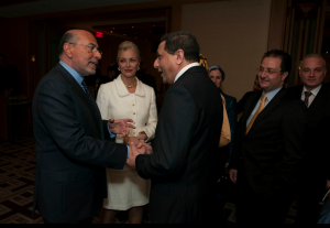 Mr and Mrs Shafik Gabr and Admiral Mohamed Abdul Aziz