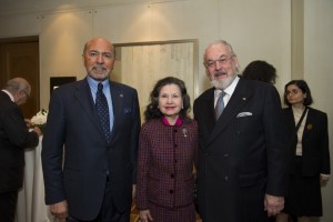 Mr Shafik Gabr with Mr and Mrs Norbert Wirsching