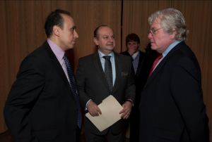 Dr Houssan Maksoud, Ambassdor Y. Zada and Hussein Fahmy