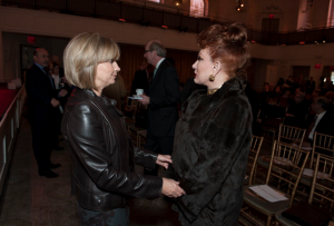 Veronica Trenk and Georgette Mosbacher