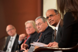 Nayan Chanda, Sandy Climan and Hussein Fahmy