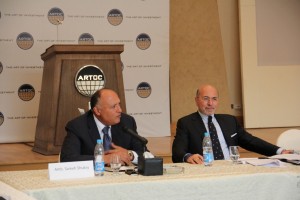 Ambassador Sameh Shukry and Mr Shafik Gabr