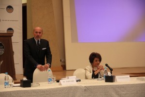 Mr Shafik Gabr and Dr Mona Makram