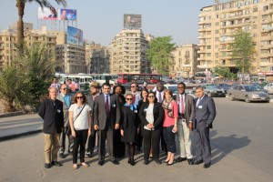 Gabr Fellows at Tahrir Square
