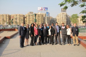 Gabr Fellows at Tahrir Square