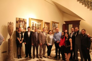 Mr Shafik Gabr with Eqyptian Fellows