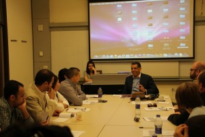 Fellows with famous journalist and TV Personality Hafez Al Mirazi