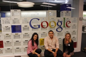 Dina, Ahmed and Stephanie at Google