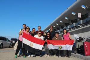 Egyptian Fellows at the Dulles Airport, DC