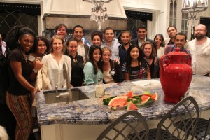 Dinner at home of Judge Jeanine Pirro