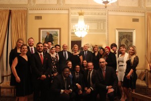 Fellows at Dinner hosted by Egyptian Ambassador Yasser Reda