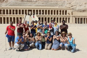 Fellows visit to Hatshepsut Temple in Luxor