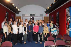 Fellows with Rev. Bernice King, CEO of the King's Center