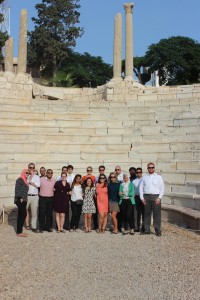 Gabr Fellows at the Roman Amphitheatre in Alexandria