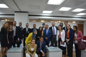 Gabr Fellows with Dr. Ahmed Darwish at the Greek Campus