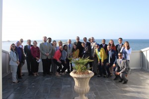 Gabr Fellows with Dr. Ismail Serageldin at Alexandria Library 2