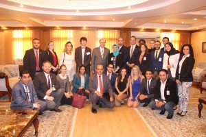 Gabr Fellows with Vice Admiral Mohab Mamish, Chairman of the Suez Canal Authority 2