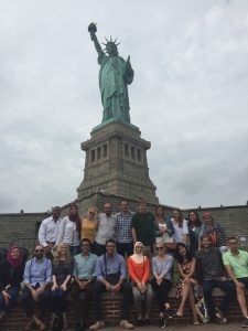 The Gabr Fellows at the Statue of Liberty